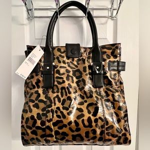 NEW w/Tags Anne Klein Leopard-Print Tote